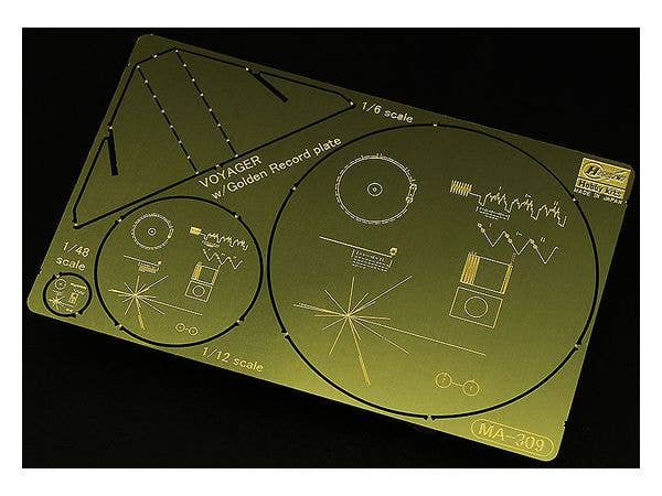 Hasegawa 1/48  UNMANNED SPACE PROBE VOYAGER w/Golden Record plate | 4967834522060