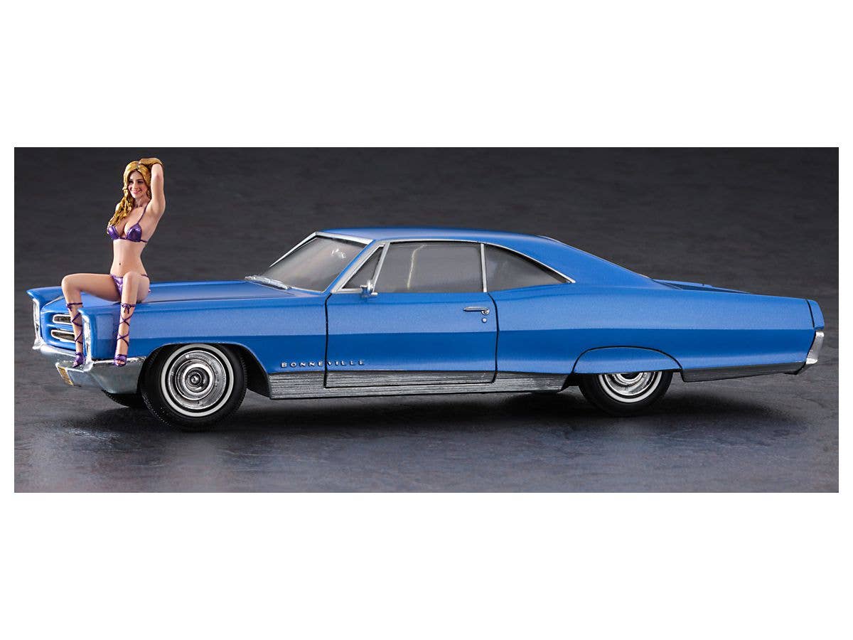 Hasegawa 1/24 1966 American Coupe Type P W/Blond Girl's Figure | 4967834522244