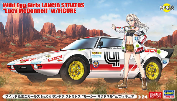 Hasegawa 1/24 Wild Egg Girls Lancia Stratos “Lucy Mcdonnell” w/Figure