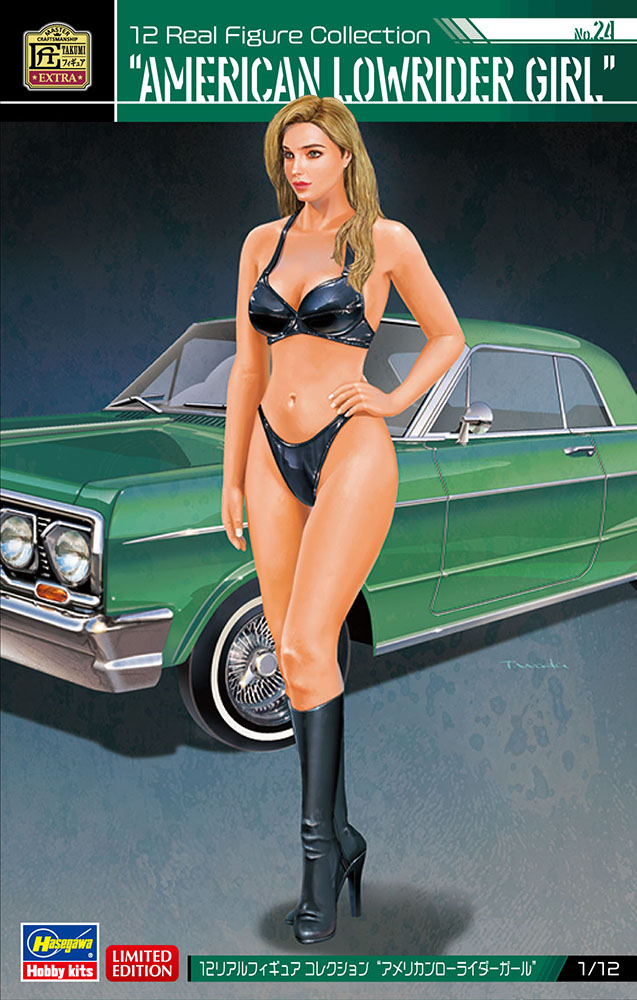Hasegawa 1/12 12 Real Figure Collection 24 American Lowrider Girl | 4967834523432