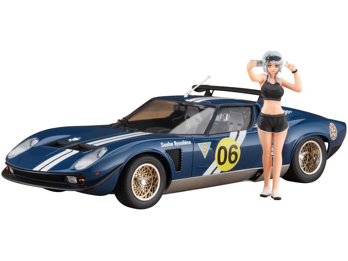 Hasegawa 1/24 Wild Egg Girls LAMBORGHINI JOTA SVR “Sasha Ilyushina” w/FIGURE | 4967834523562