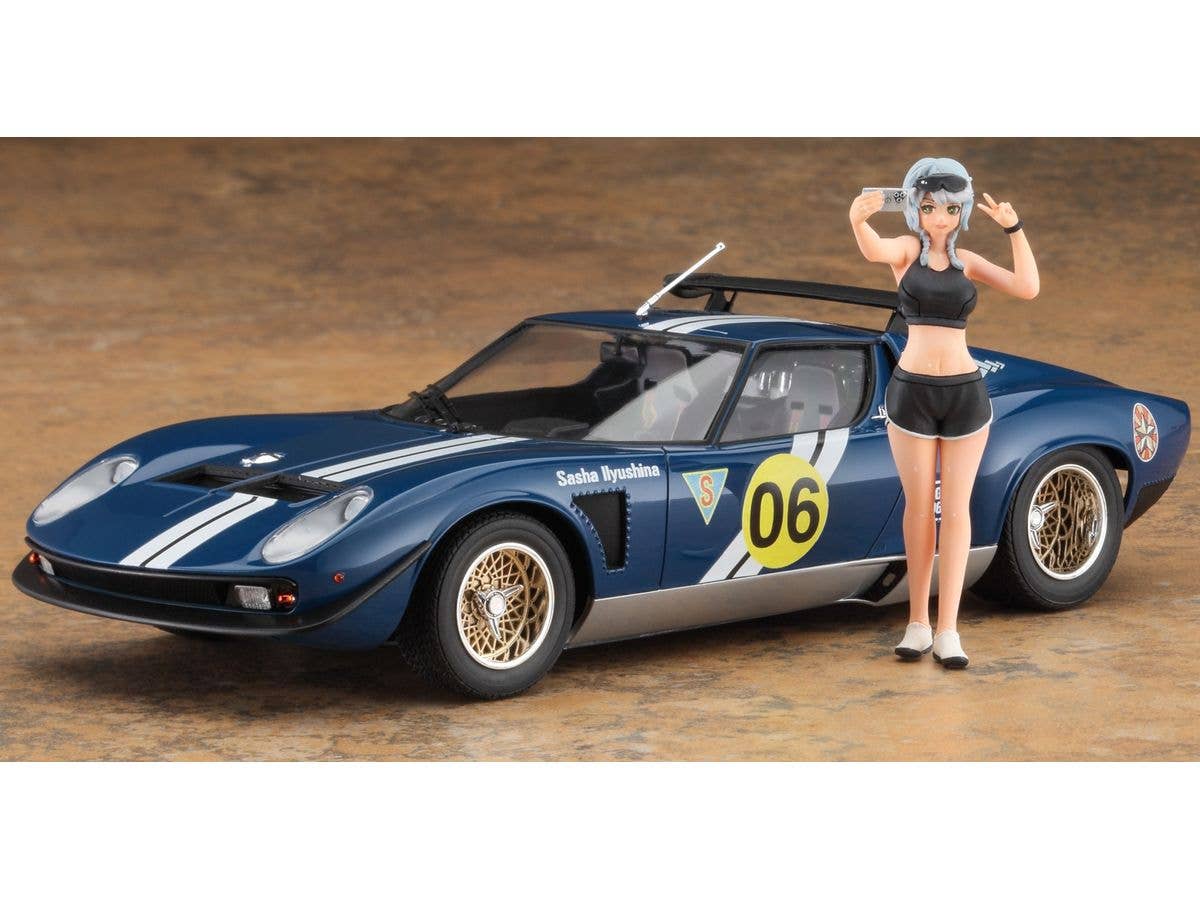 Hasegawa 1/24 Wild Egg Girls LAMBORGHINI JOTA SVR “Sasha Ilyushina” w/FIGURE | 4967834523562