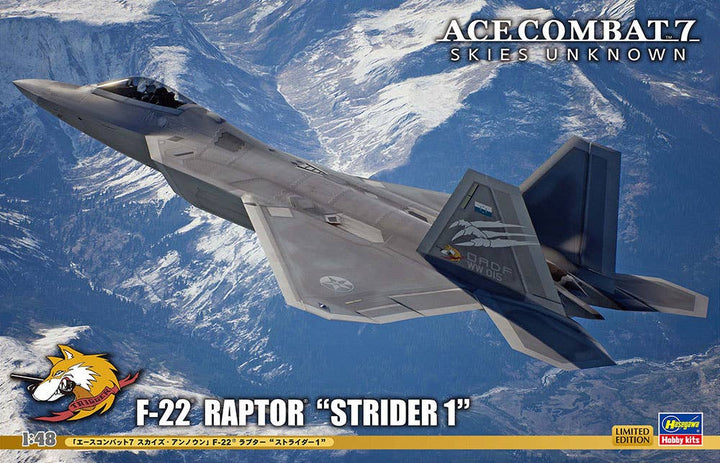 Hasegawa 1/48 [ACE COMBAT 7 SKIES UNKNOWN] F-22 RAPTOR STRIDER 1 | 4967834523586
