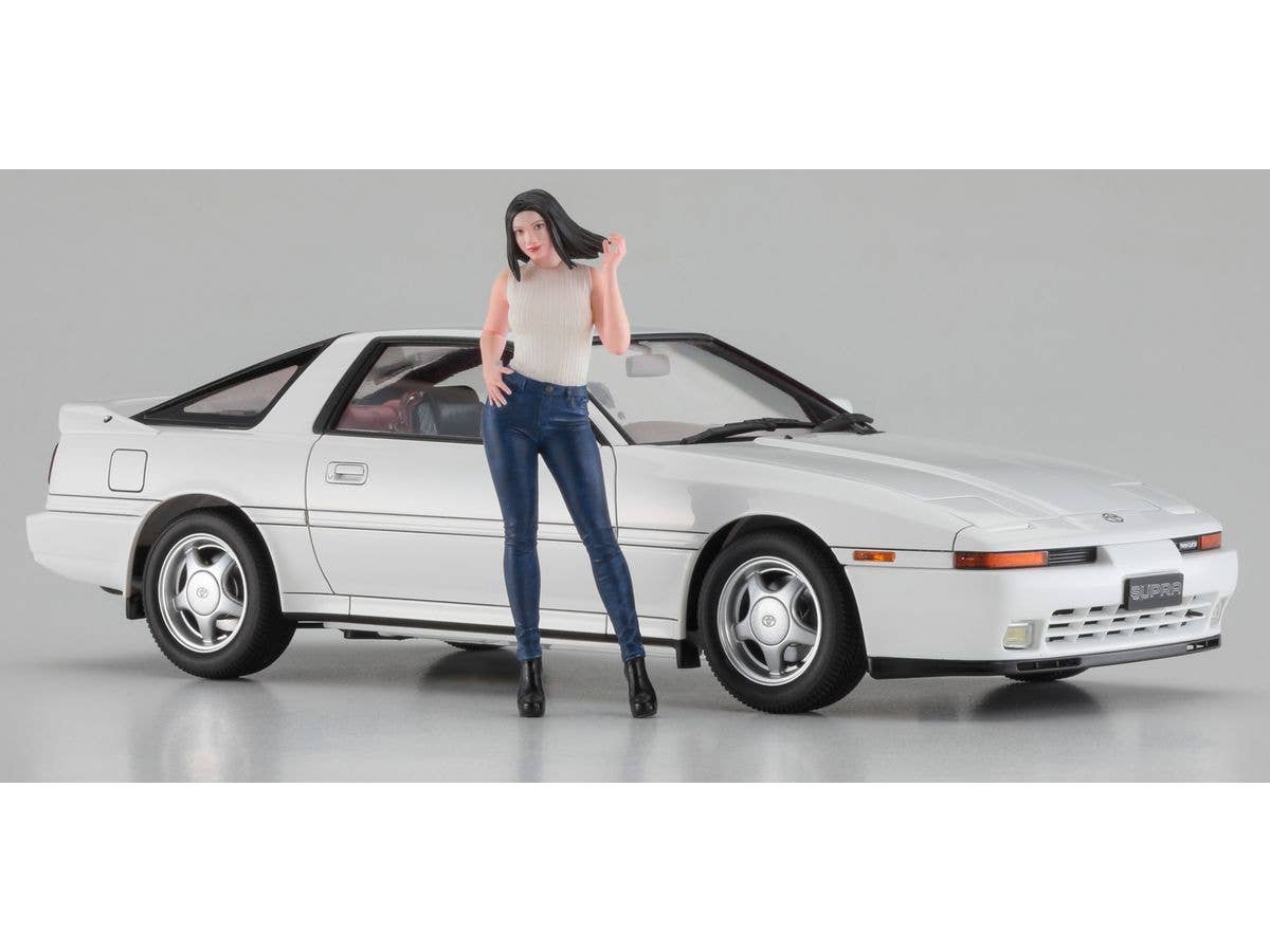Hasegawa 1/24  TOYOTA SUPRA A70 2.0GT TWIN TURBO 1990 w/GIRL’S FIGURE | 4967834524149