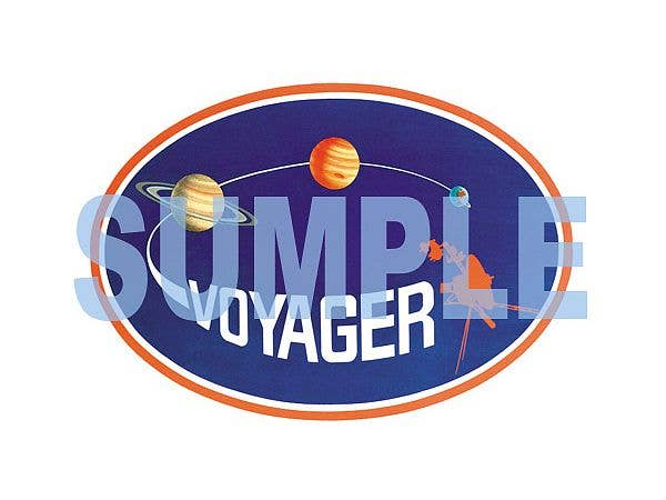 Hasegawa 1/48 Unmanned Space Probe VOYAGER w/Mission Emblem Patch | 4967834524354