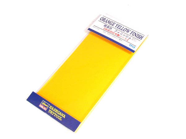Hasegawa 'Orange Yellow Finish (Size: 90mm X 200mm)' | 4967834718135