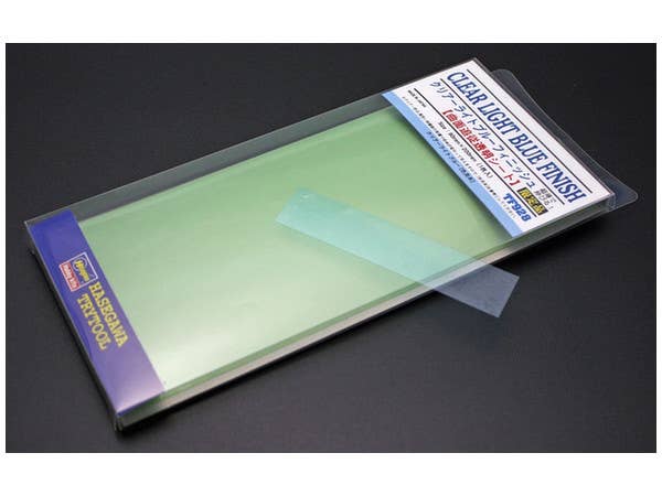 Hasegawa 'Clear Light Blue Finish (Size: 90mm X 200mm)' | 4967834719286