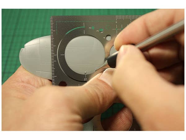 Hasegawa Cutting Template C ( Round Type ) | 4967834711075