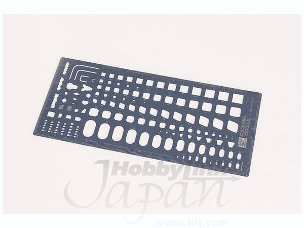 Hasegawa Cutting Template D ( Square Type ) | 4967834711082