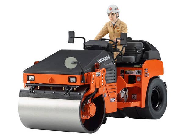 Hasegawa [WM02] 1:35 HITACHI VIBRATORY COMBINED ROLLER ZC50C-5 | 4967834660021