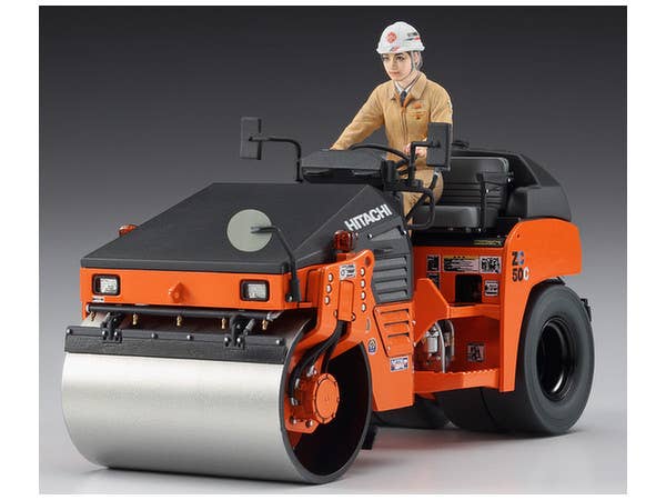 Hasegawa [WM02] 1:35 HITACHI VIBRATORY COMBINED ROLLER ZC50C-5 | 4967834660021
