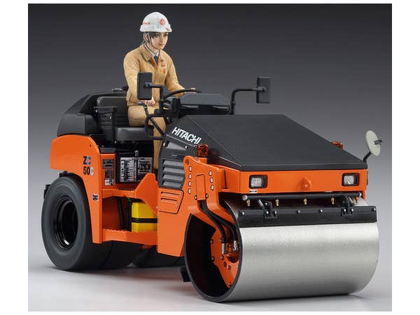 Hasegawa [WM02] 1:35 HITACHI VIBRATORY COMBINED ROLLER ZC50C-5 | 4967834660021
