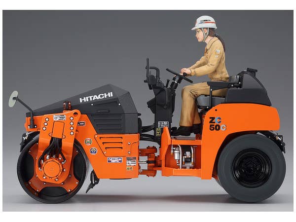 Hasegawa [WM02] 1:35 HITACHI VIBRATORY COMBINED ROLLER ZC50C-5 | 4967834660021