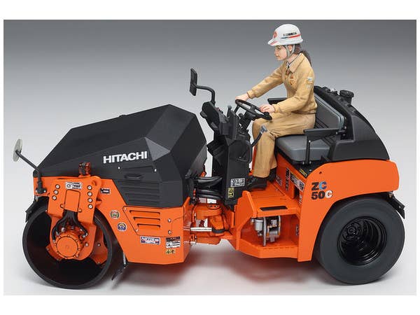 Hasegawa [WM02] 1:35 HITACHI VIBRATORY COMBINED ROLLER ZC50C-5 | 4967834660021