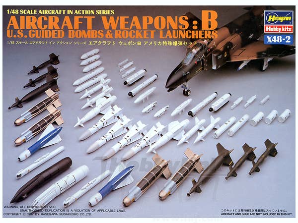 Hasegawa 1/48 US Aircraft Weapons B | 4967834361027