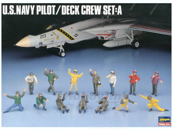Hasegawa [X48-6] 1:48 U.S. NAVY PILOT/DECK CREW SET A | 4967834361065