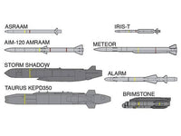 Hasegawa [X72-15] 1:72 EUROPE AIRCRAFT WEAPONS SET | 4967834351158