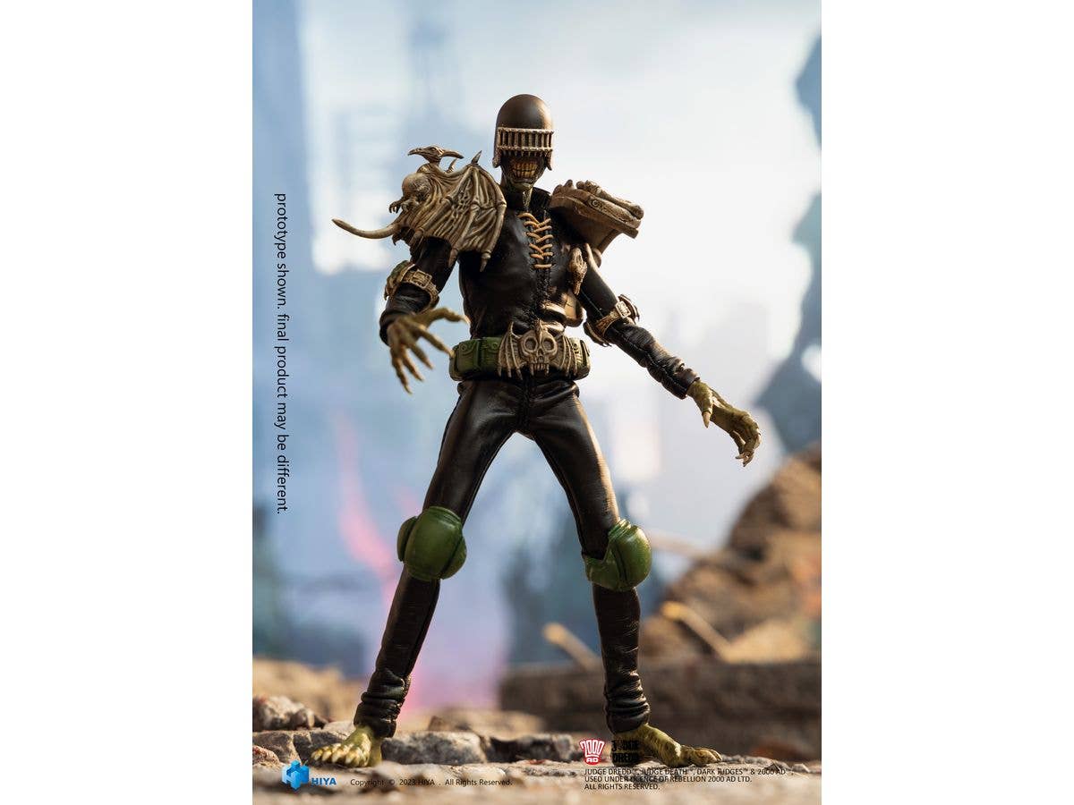 HIYA Toys Exquisite Super Series JUDGE DREDD Judge Death Action Figure | 6957534201738