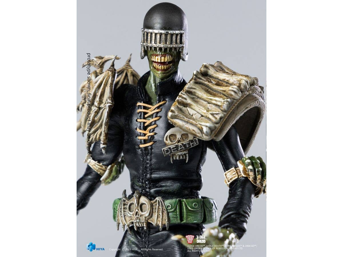 HIYA Toys Exquisite Super Series JUDGE DREDD Judge Death Action Figure | 6957534201738