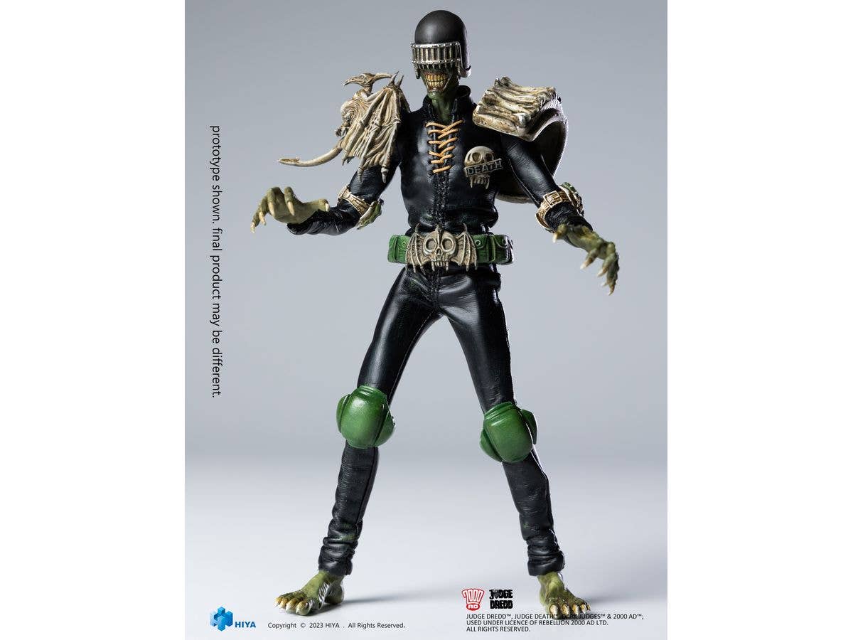 HIYA Toys Exquisite Super Series JUDGE DREDD Judge Death Action Figure | 6957534201738