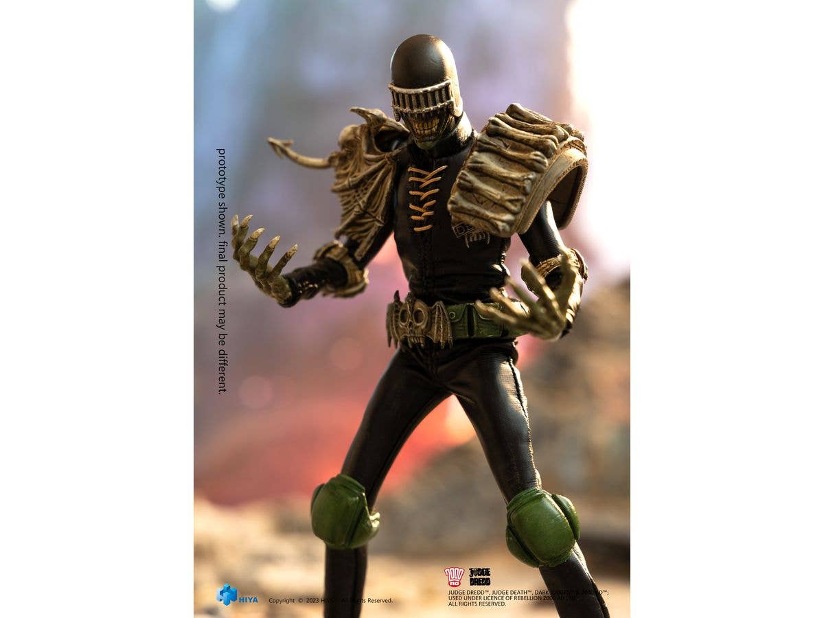 HIYA Toys Exquisite Super Series JUDGE DREDD Judge Death Action Figure | 6957534201738