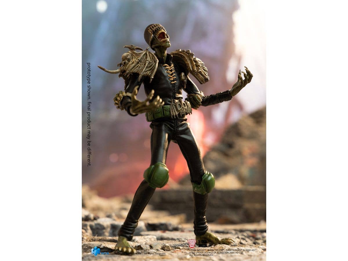 HIYA Toys Exquisite Super Series JUDGE DREDD Judge Death Action Figure | 6957534201738