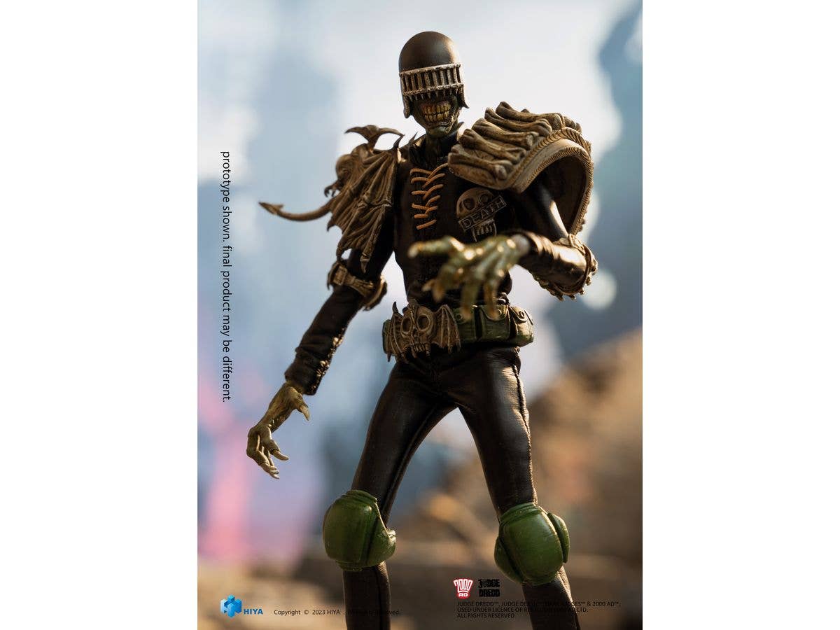 HIYA Toys Exquisite Super Series JUDGE DREDD Judge Death Action Figure | 6957534201738