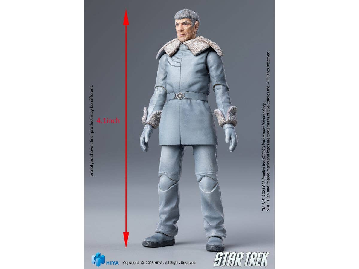 HIYA Toys Exquisite Mini Series 1/18 Scale STAR TREK 2009 Spock Prime Action Figure | 6957534203022