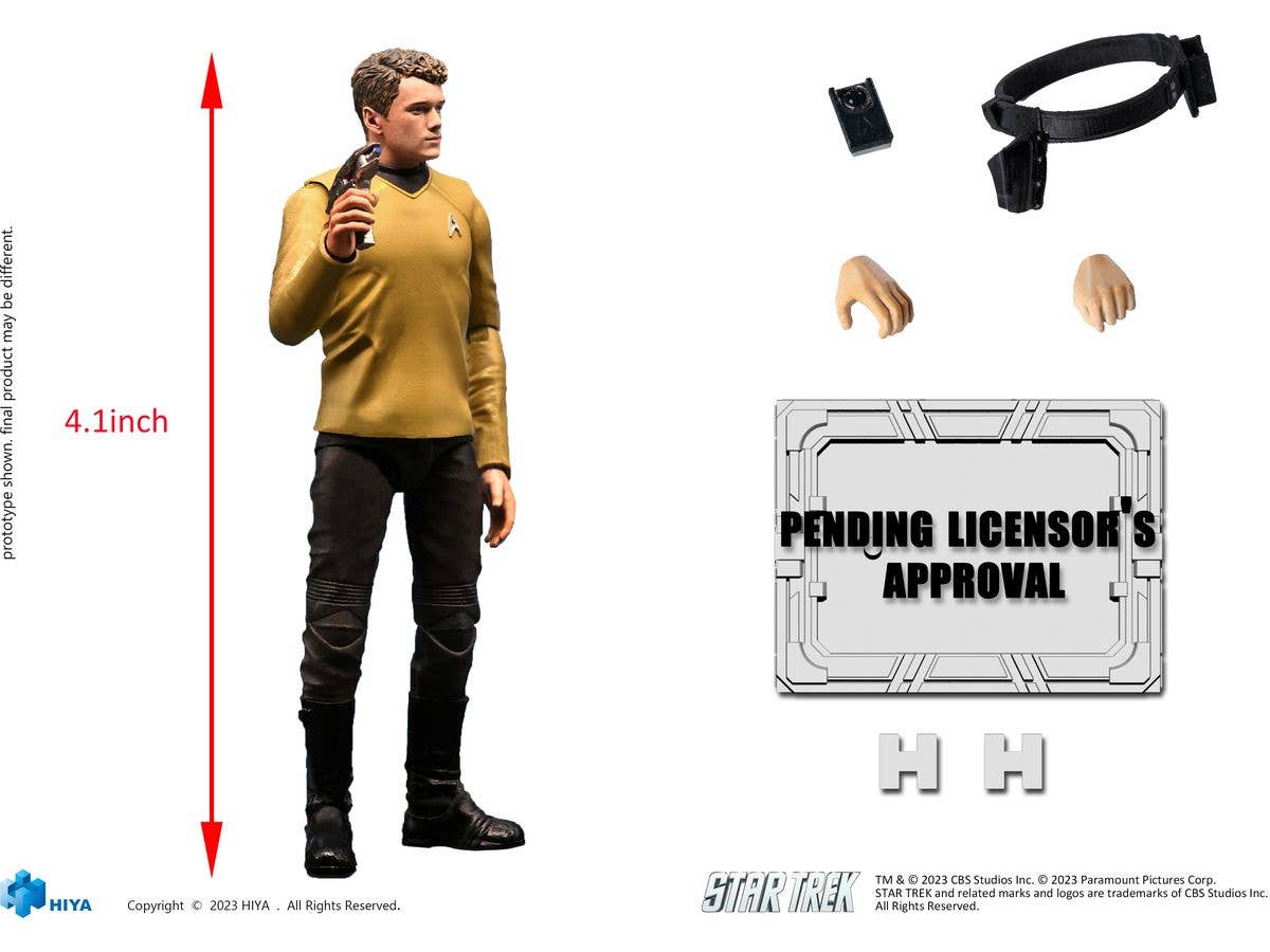 HIYA Toys Exquisite Mini Series 1/18 Scale STAR TREK 2009 Chekov | 6957534202612