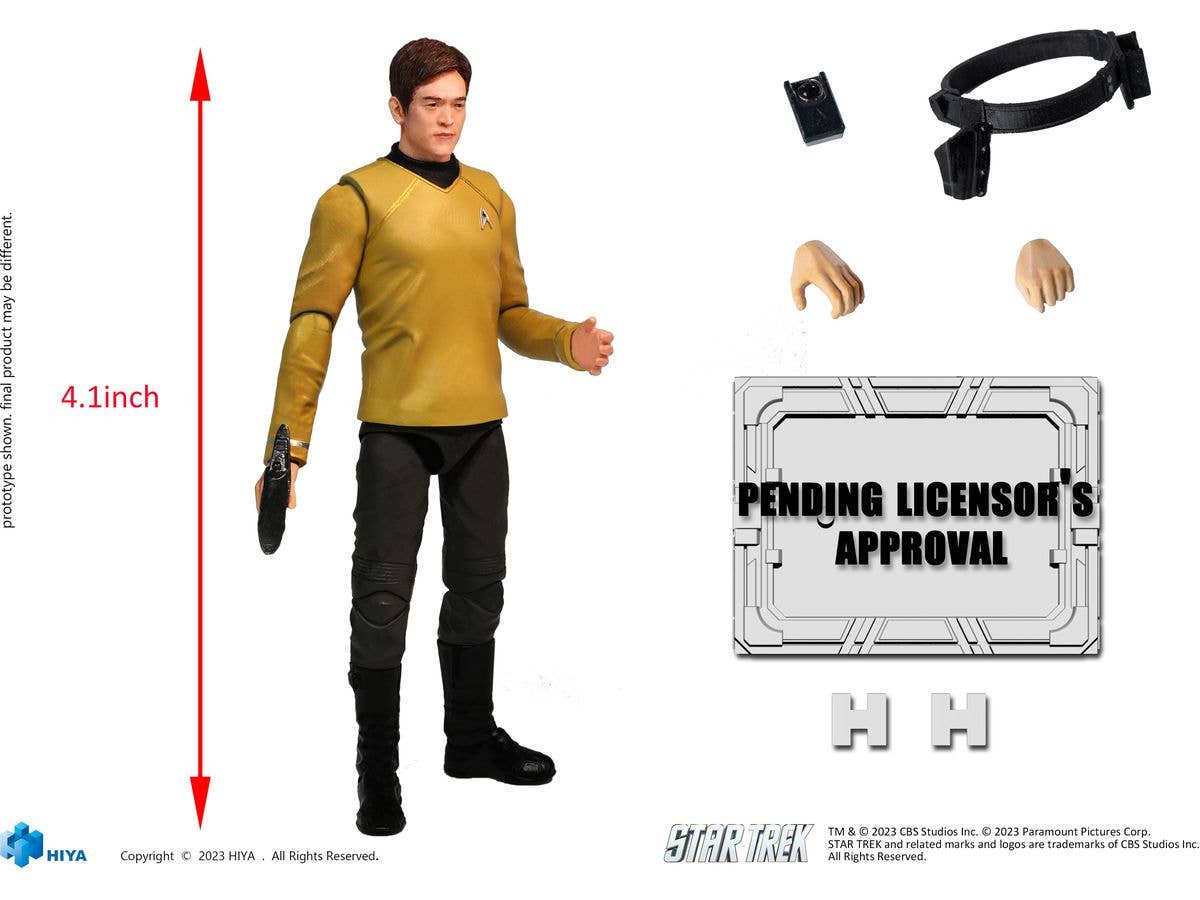 HIYA Toys Exquisite Mini Series 1/18 Scale STAR TREK 2009 Sulu | 6957534202643