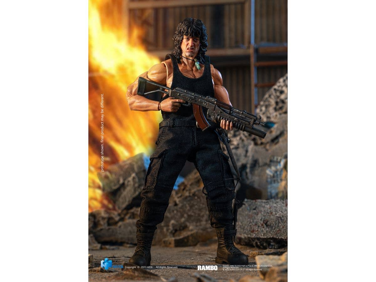 HIYA Toys Exquisite Super Series 1/12 Scale FIRST BLOOD Part III Rambo | 6957534202698