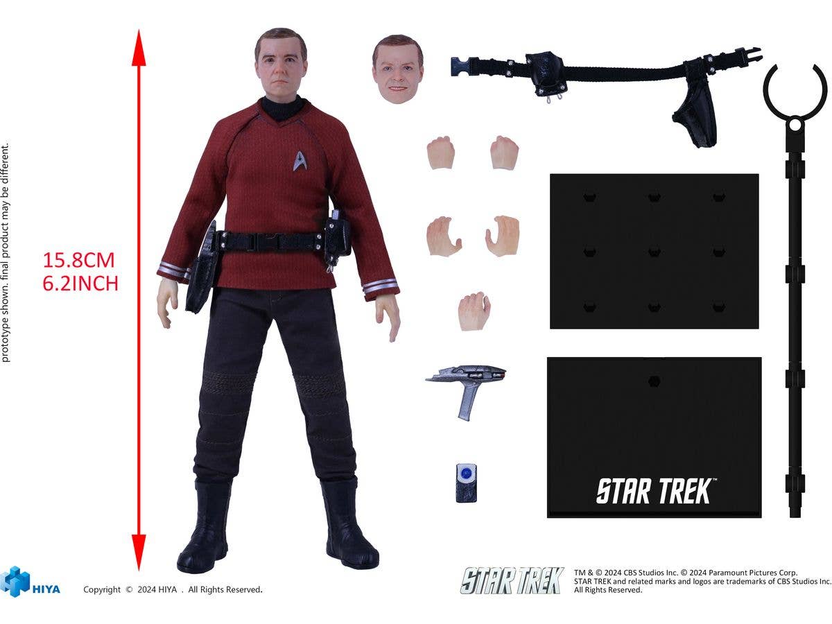 HIYA TOYS Exquisite Super Series 1/12 Scale STAR TREK 2009 Scotty | 6957534202827