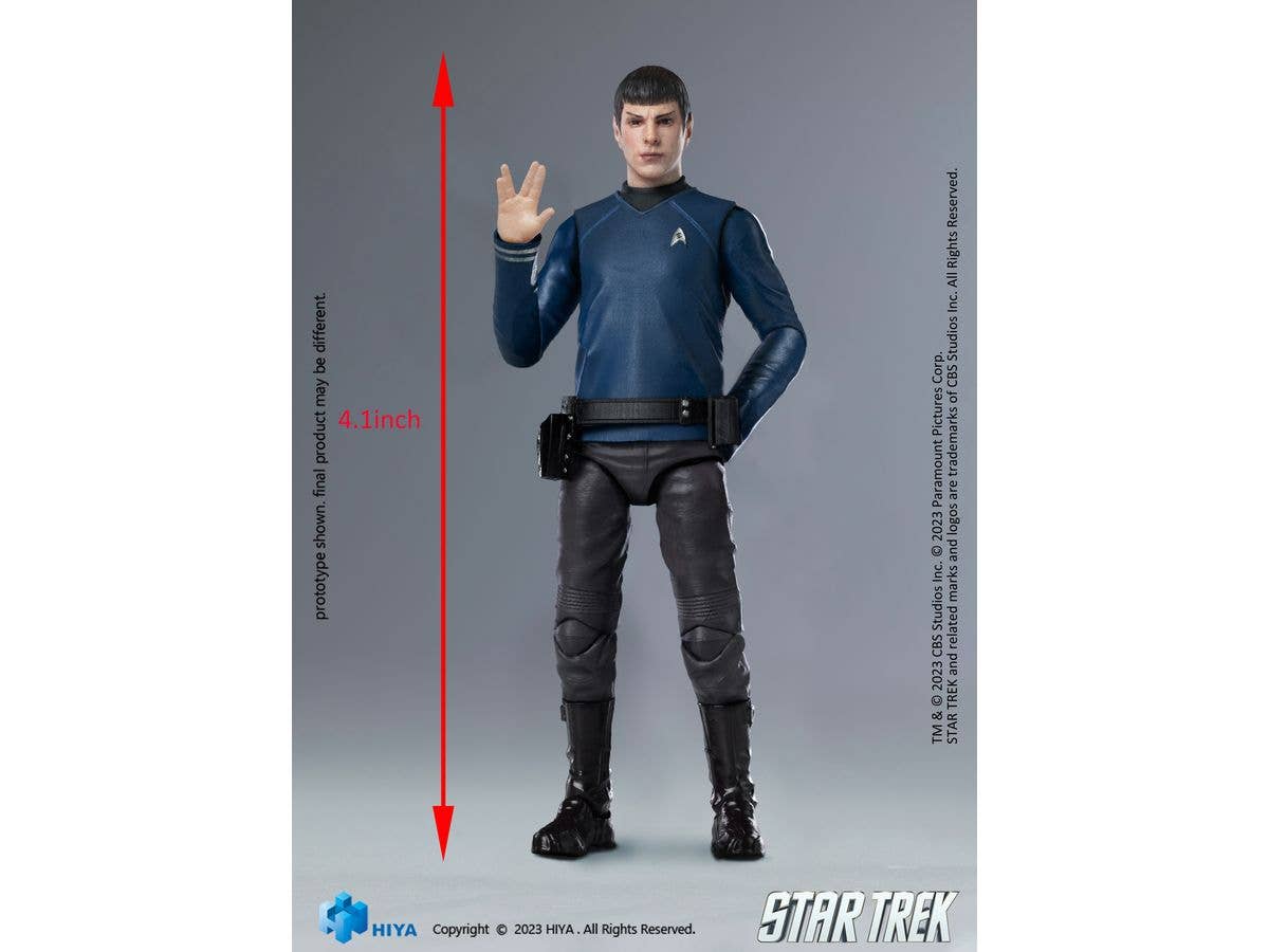 HIYA Toys Exquisite Mini Series 1/18 Scale STAR TREK 2009 Spock | 6957534202575