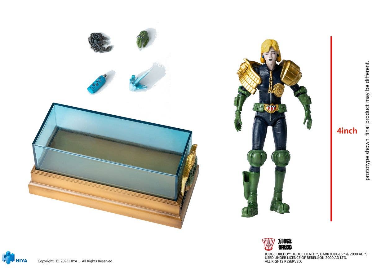 HIYA Toys Exquisite Mini Series JUDGE DREDD Hall of Heroes Judge Anderson | 6957534203169