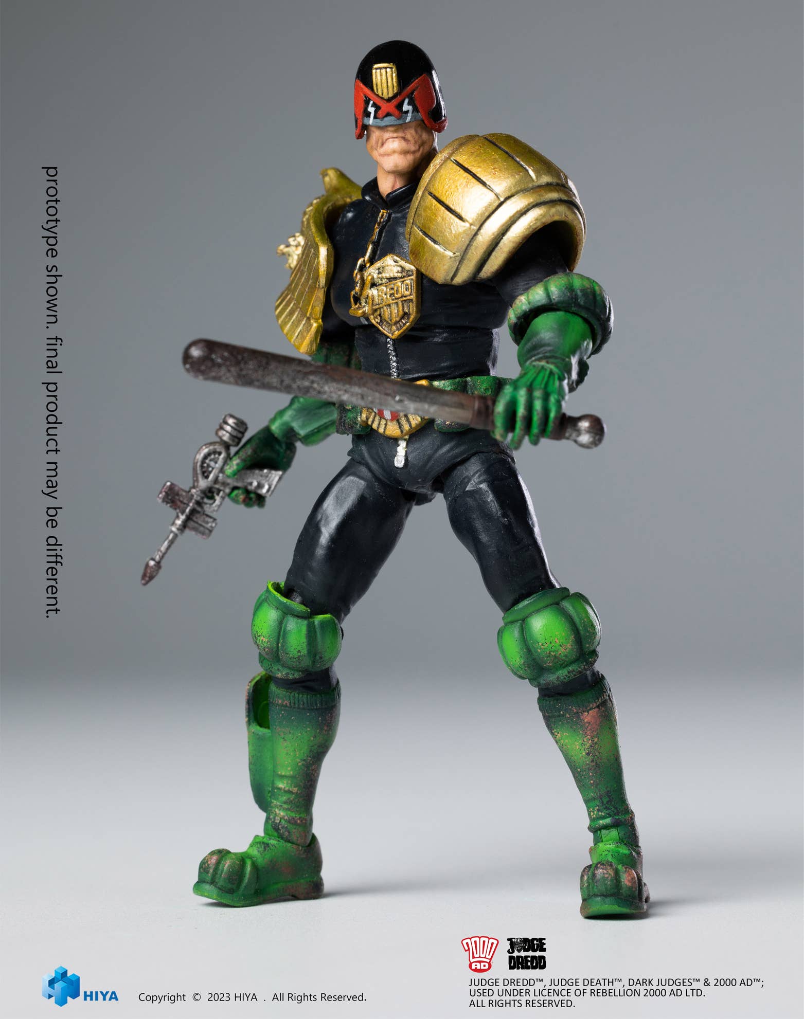 HIYA Toys Exquisite Mini Series 1/18 Scale JUDGE DREDD Cursed Earth Judge Dredd | 6957534203305