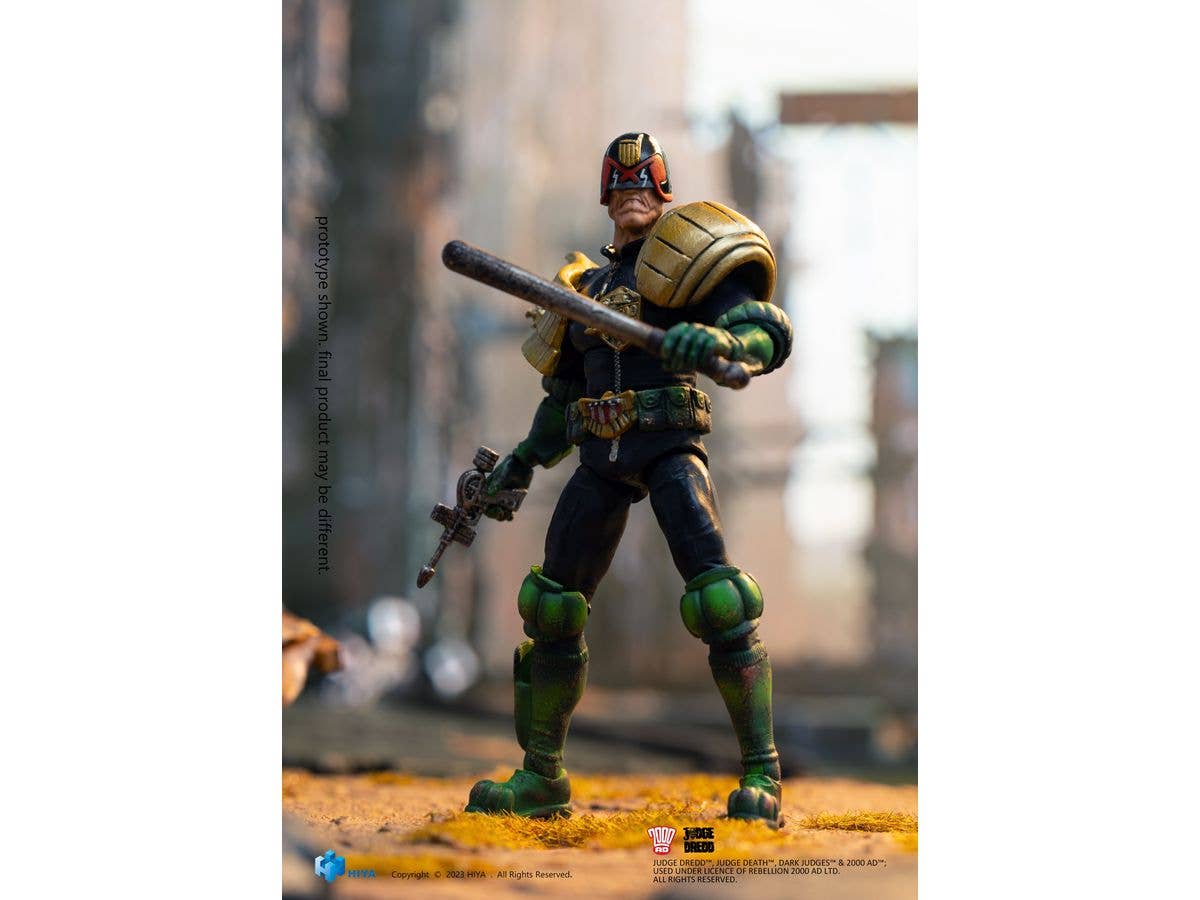 HIYA Toys Exquisite Mini Series 1/18 Scale JUDGE DREDD Cursed Earth Judge Dredd | 6957534203305