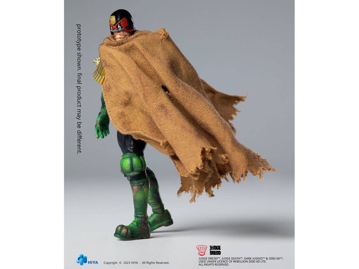 HIYA Toys Exquisite Mini Series 1/18 Scale JUDGE DREDD Cursed Earth Judge Dredd | 6957534203305