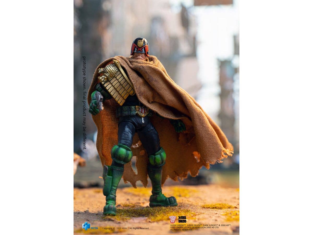 HIYA Toys Exquisite Mini Series 1/18 Scale JUDGE DREDD Cursed Earth Judge Dredd | 6957534203305