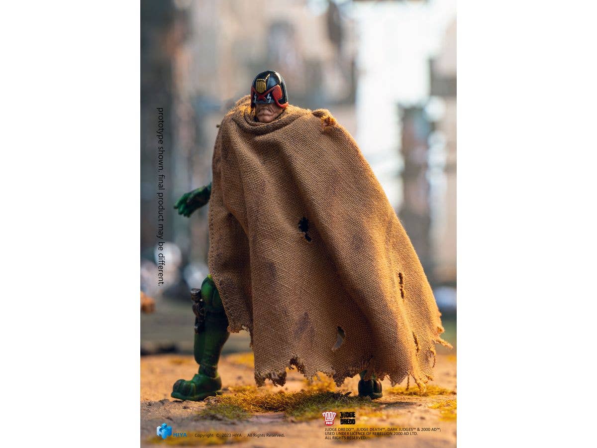 HIYA Toys Exquisite Mini Series 1/18 Scale JUDGE DREDD Cursed Earth Judge Dredd | 6957534203305