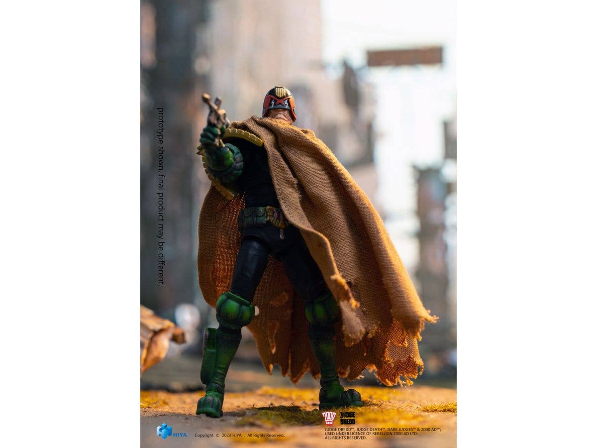 HIYA Toys Exquisite Mini Series 1/18 Scale JUDGE DREDD Cursed Earth Judge Dredd | 6957534203305