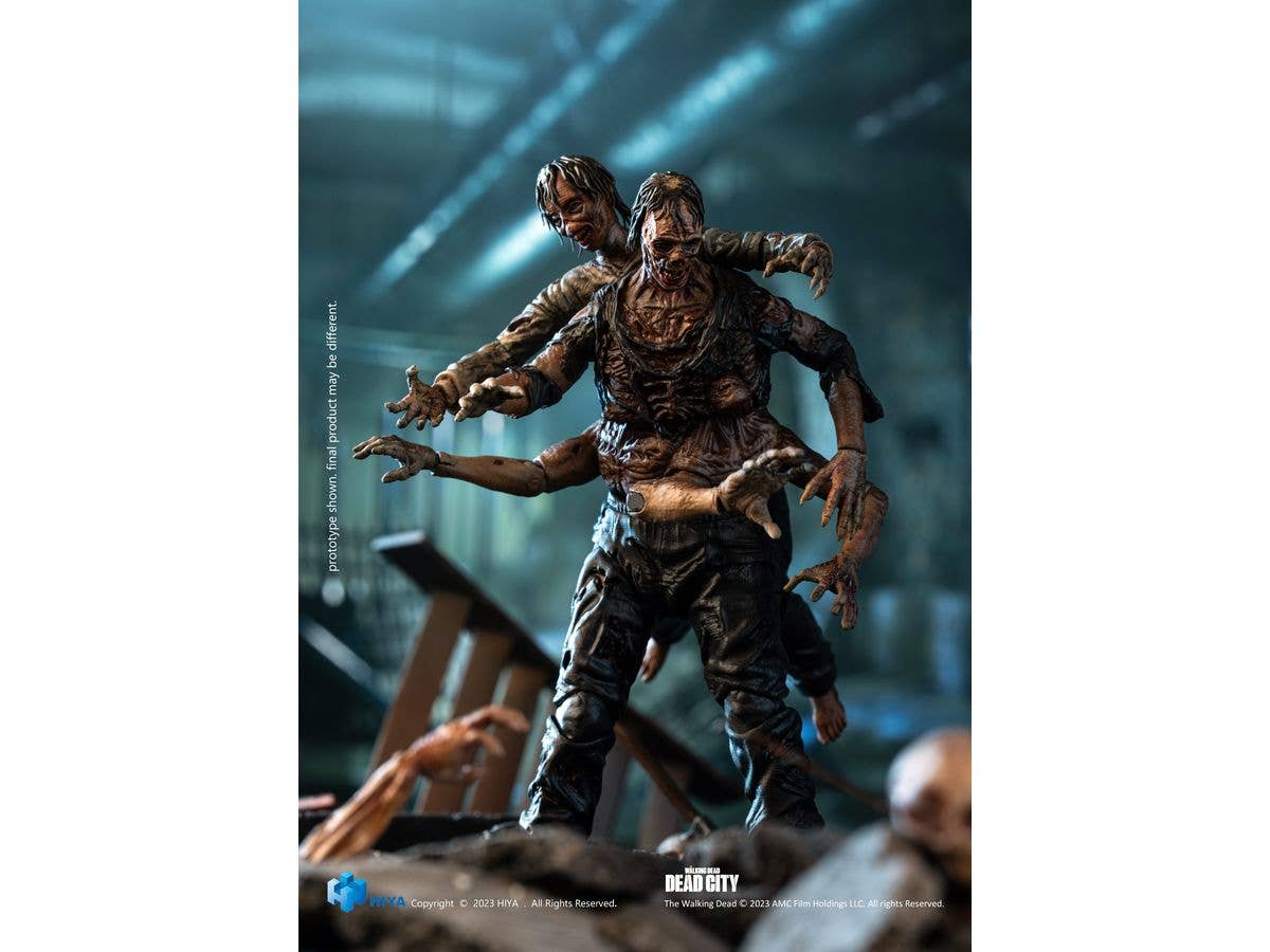HIYA Toys Exquisite Mini Series 1/18 Scale The Walking Dead: Dead City Walker King | 6957534203558