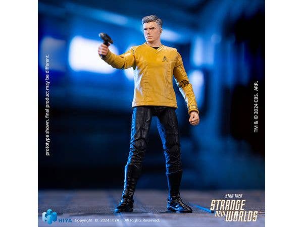 HIYA TOYS Exquisite Mini Series 4 inch STAR TREK STRANGE NEW WORLDS Pike | 6957534203718