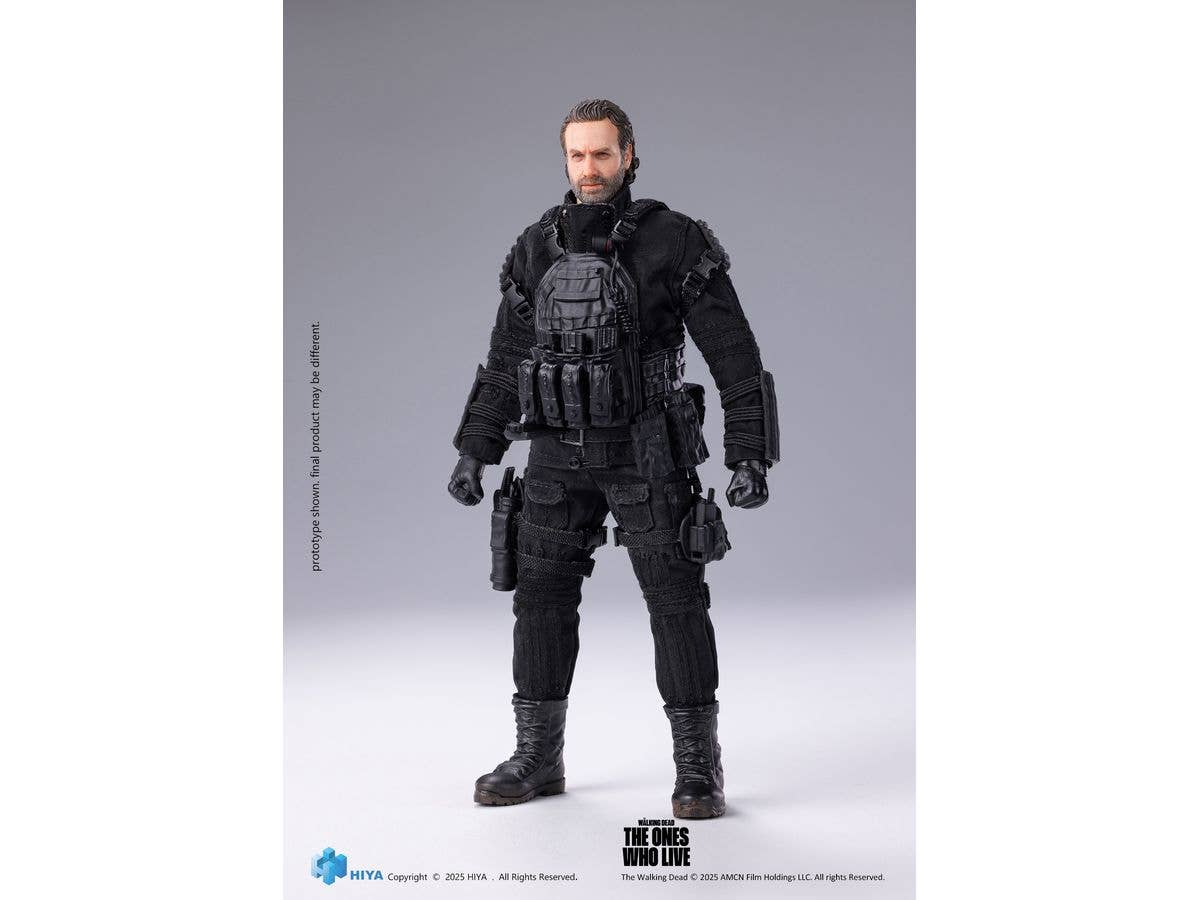 HIYA TOYS Exquisite Super 1/12 Scale 6 Inch The Walking Dead The Ones Who Lived Rick Action Figure | 6957534204296