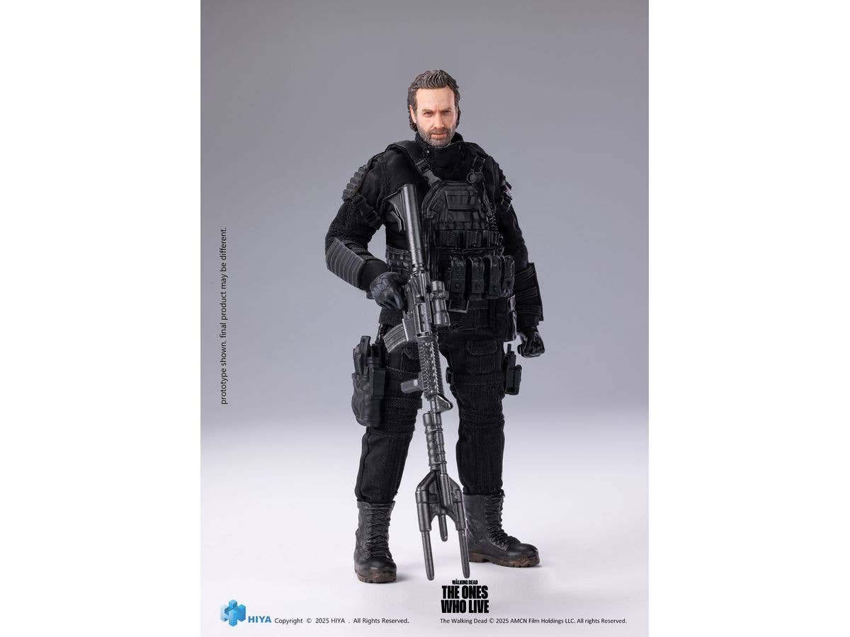HIYA TOYS Exquisite Super 1/12 Scale 6 Inch The Walking Dead The Ones Who Lived Rick Action Figure | 6957534204296