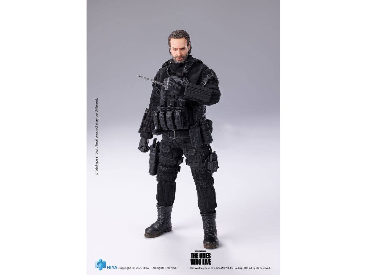 HIYA TOYS Exquisite Super 1/12 Scale 6 Inch The Walking Dead The Ones Who Lived Rick Action Figure | 6957534204296