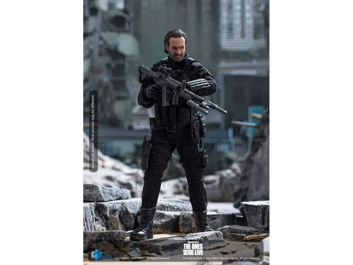 HIYA TOYS Exquisite Super 1/12 Scale 6 Inch The Walking Dead The Ones Who Lived Rick Action Figure | 6957534204296