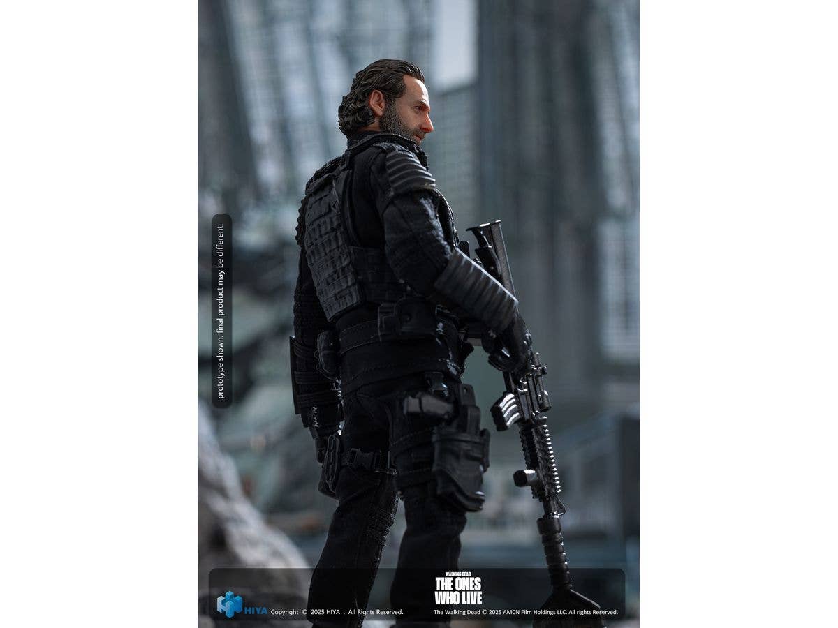 HIYA TOYS Exquisite Super 1/12 Scale 6 Inch The Walking Dead The Ones Who Lived Rick Action Figure | 6957534204296