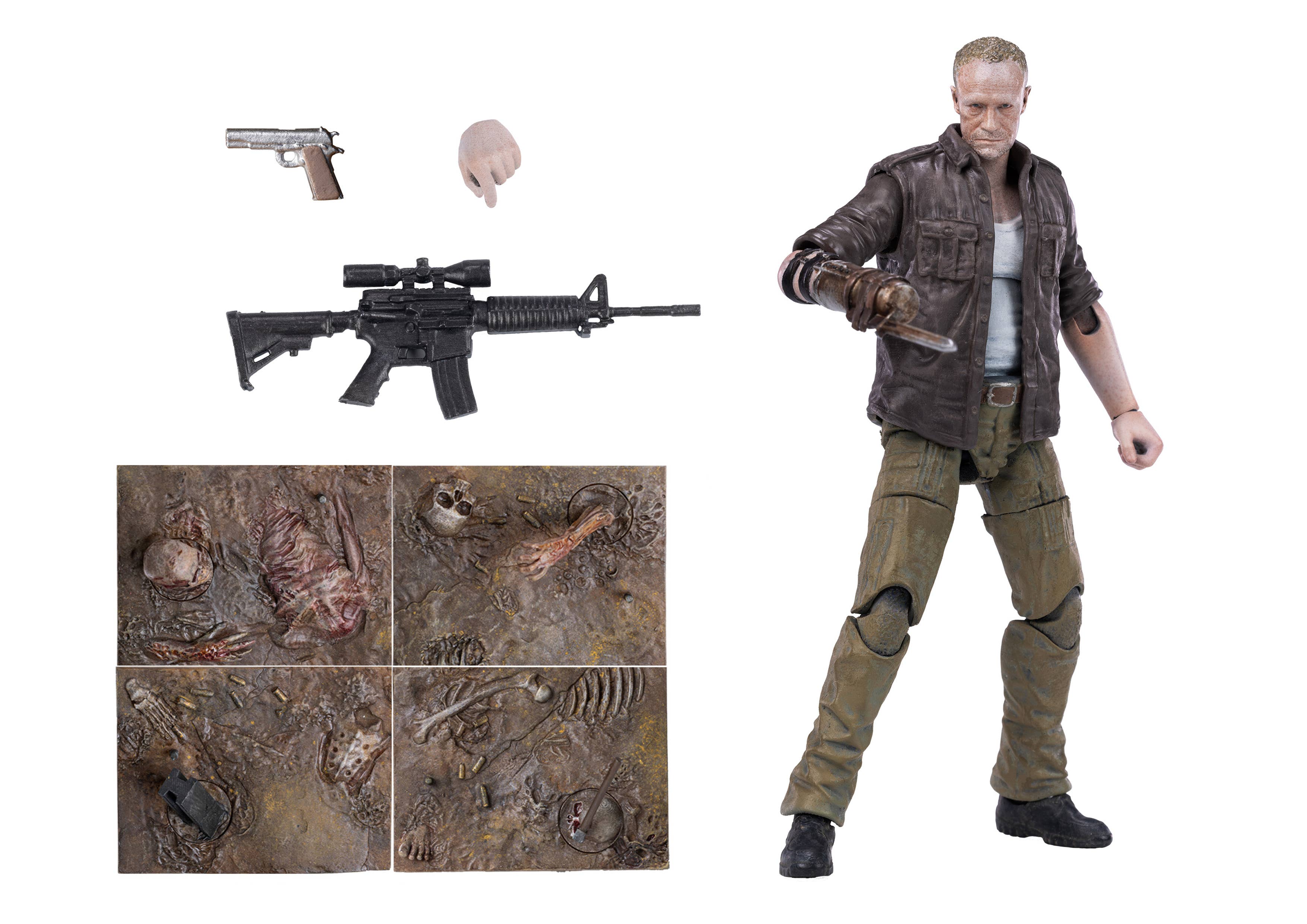HIYA TOYS Exquisite Mini Series 1/18 Scale 4 Inch The Walking Dead Merle Action Figure | 6957534204692