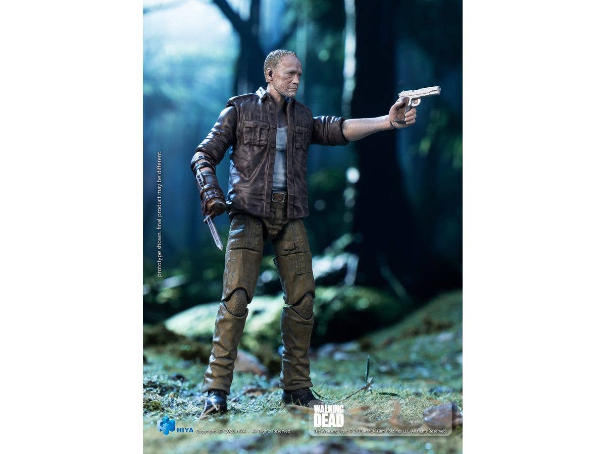 HIYA TOYS Exquisite Mini Series 1/18 Scale 4 Inch The Walking Dead Merle Action Figure | 6957534204692