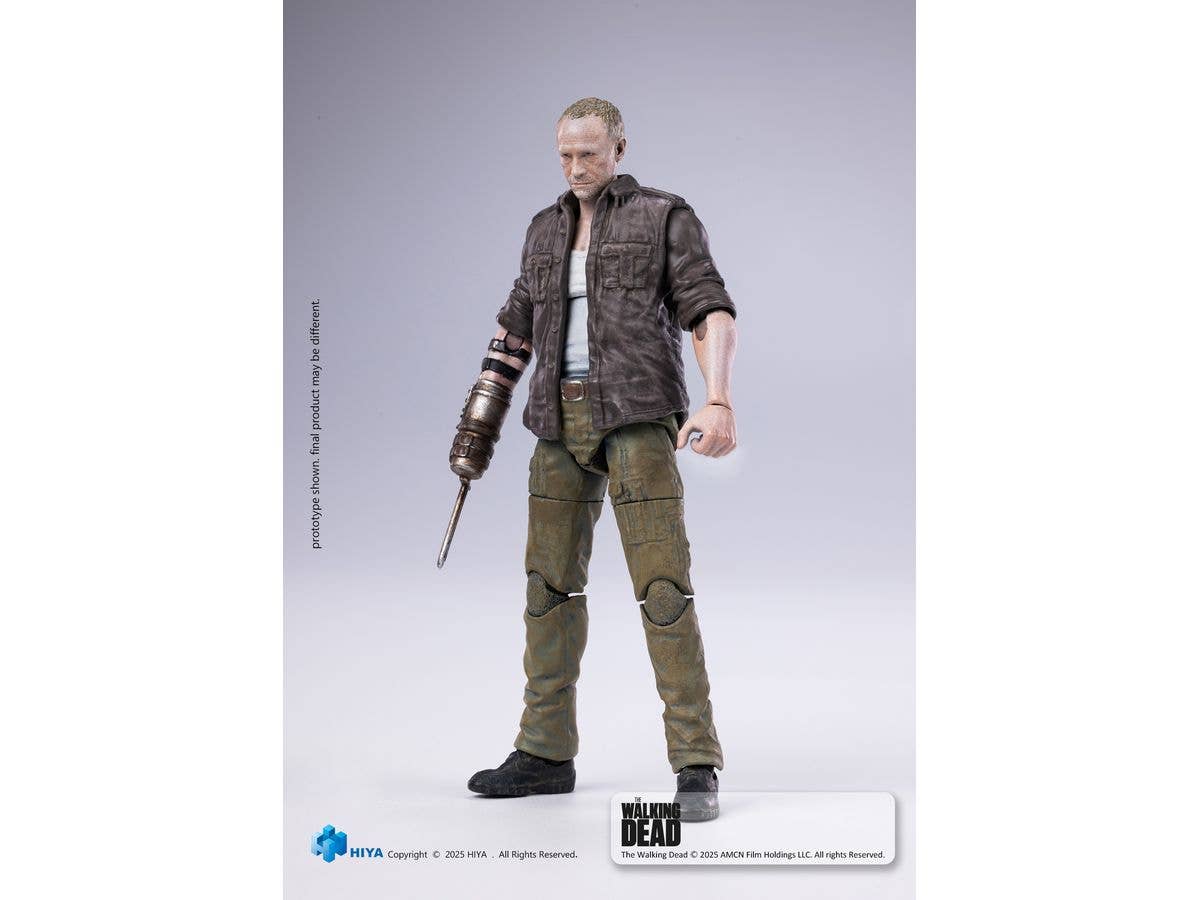 HIYA TOYS Exquisite Mini Series 1/18 Scale 4 Inch The Walking Dead Merle Action Figure | 6957534204692
